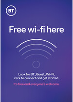 Free Guest Wi-Fi - A4 Poster